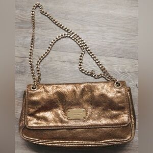 Michael Kors Shimmering Gold/Bronze Leather Purse